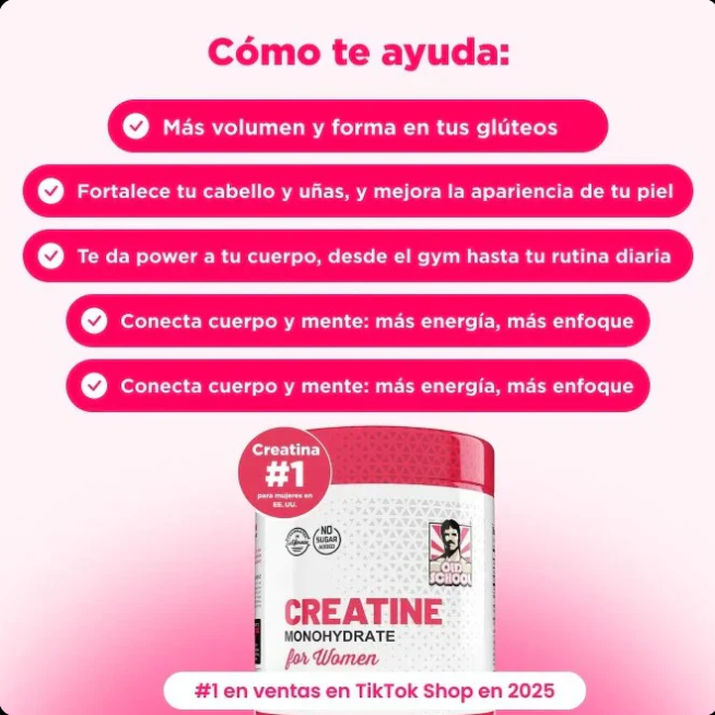 Creatina Monohidrato para Mujeres – Bienestar y Vitalidad Diaria